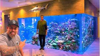 Inside the most EXPENSIVE Home Aquarium In the WORLD