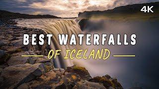 Best Waterfalls of Iceland - 4K Waterfall Sceneries