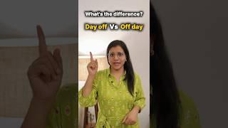 Common English Mistake – Off Day or Day Off? #learnenglish #spokenenglish #english
