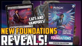 NEW Foundations Cards! Cats, Vampires, Giada, Tinybones and Kaito In The Set! - Magic: The Gathering