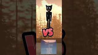 Siren head VS Cartoon Cat #battle #cartooncat #sirenhead #trending