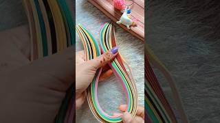 How to make room decor with quilling paper #trending #viral #youtubeshorts #youtube #homemade #diy