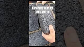 BRICKLAYING TIP #bricklaying #construction