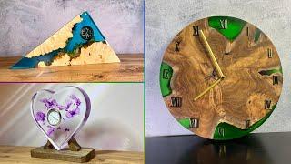 How to Make Epoxy Resin Clocks - 3 Amazing Ideas / Resin Art