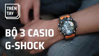 Trên tay bộ 3 đồng hồ G-Shock cao cấp của Casio