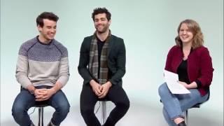 Shadowhunters Matt Daddario & Alberto Rosende interview w Entertainment Weekly TV