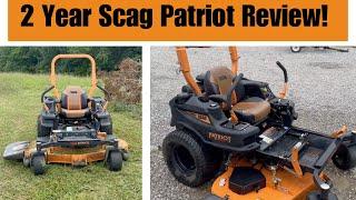 Honest Review: Scag Patriot Zero Turn! (61 inch mowing deck)