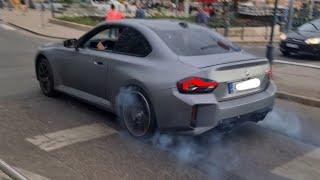 SPORT/SUPERCAR BRUTAL ACCELERATION AND ILLEGAL STREET BURNOUT