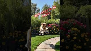 WT# IS HE DOING #flying #dog #dogsofyoutube #flyingdog #postmalone