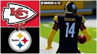 Chiefs vs Steelers Week 16 Simulation (Madden 25 Rosters)