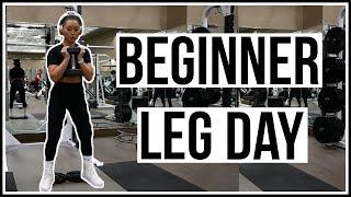 BEGINNER LEG WORKOUT | Using Basic Gym Equipment