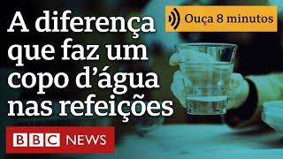 Por que beber um copo d’água com todas as refeições pode melhorar desempenho físico e mental