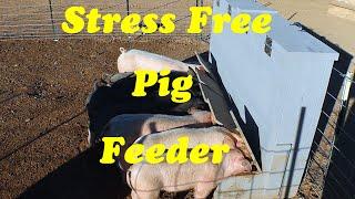 Automatic Pig Feeder Build | 400lb Capacity Hog Feeder