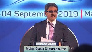 Shahriar Alam at 4th Indian Ocean Conference - IOC 2019