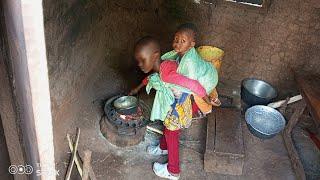 Shocking life of a 6years old village girl// African village life