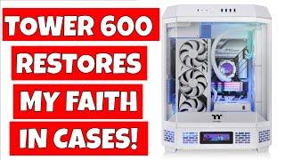 Thermaltake The Tower 600 ATX Hexagon Airflow Beast in depth tear down