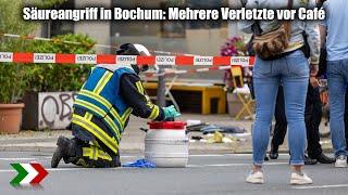 Säureangriff in Bochum: Auch Einsatzkräfte verletzt