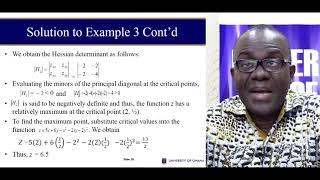 University of Ghana - Distance Education Video Channel