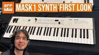 Kodamo MASK1 First Look - Polyphonic Bitmask Synthesizer  | SynthFest France 2023