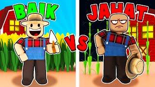 Petani Baik vs Petani Jahat! [Brookhaven RP] (Roblox Malaysia)