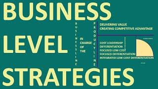 Business Level Strategies Explained With Examples || Strategic Management Series