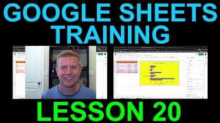 Google Sheets Training Lesson 20: Charts Graphs and Images Basics Tutorial