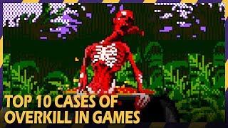 10 CASES OF OVERKILL IN GAMES | #ZOOMINGAMES