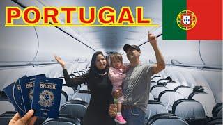 VAMOS MORAR EM PORTUGAL 2021  (aeroporto + imigração chegada em Lisboa)