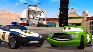 Sheriff McQueen  Lightning McQueen Vs Chick Hicks