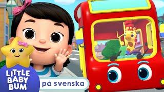 Rolig Åktur på den Stora Röda Bussen! | Little Baby Bum - Svenska | Barnvisor