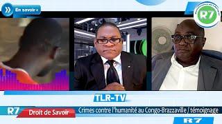 CRIMES CONTRE L’HUMANITE AU #CONGO #BRAZZAVILLE ENTRE 2000 ET 2002 (TEMOIGNAGE)