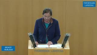 Corinna Herold spricht über die notwendige Stasi-Überprüfung der Abgeordneten des Thür. Landtages