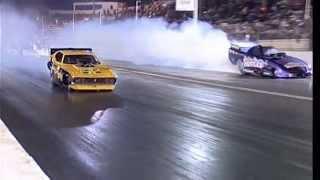 Outlaw Nitro Funny Cars Drag Racing Action