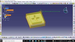 FAO CATIA V5 atelier prismatic machining (surfaçage, contournage, pouche et perçage)