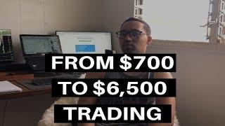 David Turns $700 into $6,500, see how. - TRADEPRO Academy Reviews