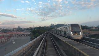 4K cab view - Sungai Buloh–Kajang line, Kuala Lumpur, Malaysia Full Trip