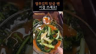 물김치 담글 땐 사과 대신 이걸 넣으세요｜단맛은 살리고 혈당은 낮춥니다