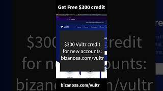 #shorts #clouds #Vultr #DO Get Vultr promo Code $300 credit