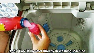 How To Use Comfort In Washing Machine | Semi Automatic Washing Machine Me Comfort Kaise Use Kare