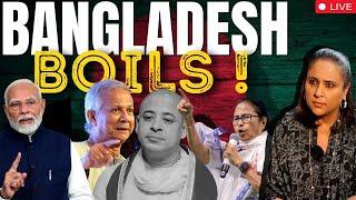 India VS Banglaesh I Attacks on Hindus I ISKON Priests Jailed I Modi I Mamata I Barkha Dutt