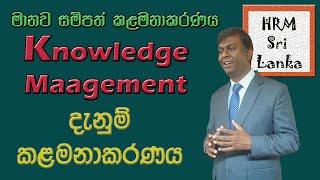 දැනුම් කළමනාකරණය පිලිබඳ දේශණය ( Knowledge Management lecture in Sinhala )