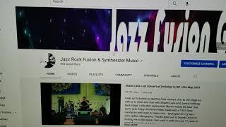 Jazz Rock Fusion & Synthesizer Music YouTube Channel Updates: Shopping links, music streaming & more