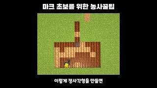 마크 초보를 위한 농사 꿀팁 5가지!!  [마크 꿀팁10]