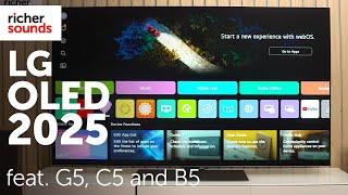 New for 2025 | LG OLED G5, C5 and B5 4K Ultra HD HDR Smart TVs | Richer Sounds