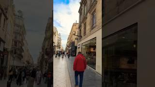 Busy Shopping Street in France ️#food #shopping #trending #viralshorts #shorts #paris