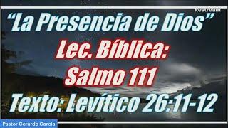 2025.01.05- Sermon - La Presencia de Dios