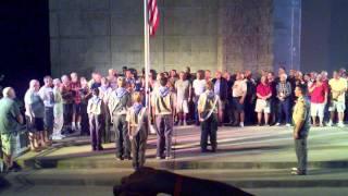 Troop 558 - Mount Rushmore Flag Ceremony