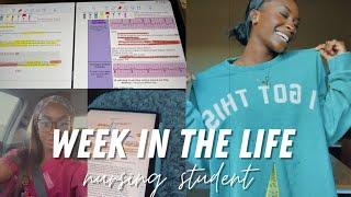 WEEK IN THE LIFE OF A NURSING STUDENT// Code blue sim, prep for exams, psychiatric clinical rotation