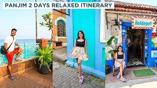 PANJIM GOA 2 DAYS RELAXED ITINERARY  | GOA VLOG 2024 Places to visit in Panjim Goa | Anagha Mirgal