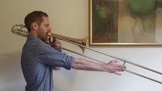 B Major Scale - Trombone